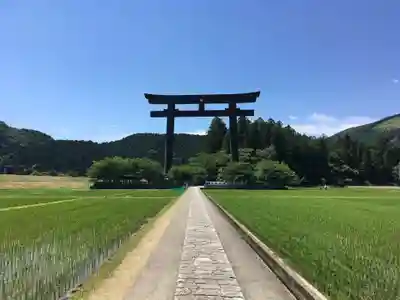 大斎原(熊野本宮大社旧社地)の鳥居