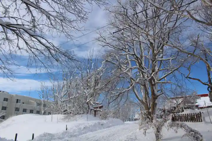 釧路一之宮 厳島神社の庭園