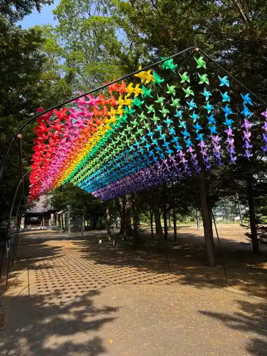 東神楽神社の芸術
