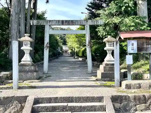 長瀬神社の鳥居