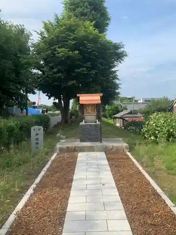 中地神社の本殿・本堂