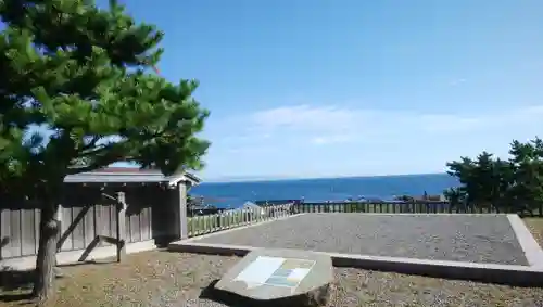 松前神社の景色