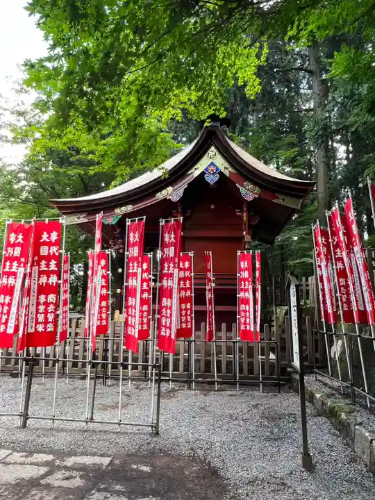 北口本宮冨士浅間神社の末社・摂社