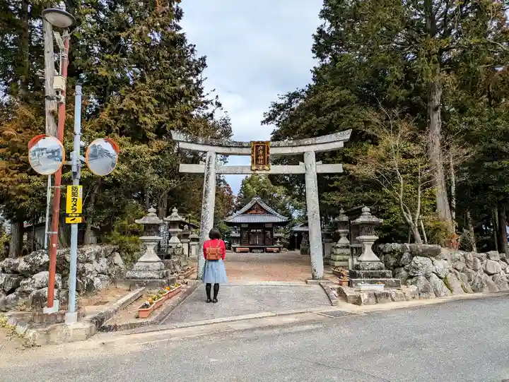 戸津神社の鳥居