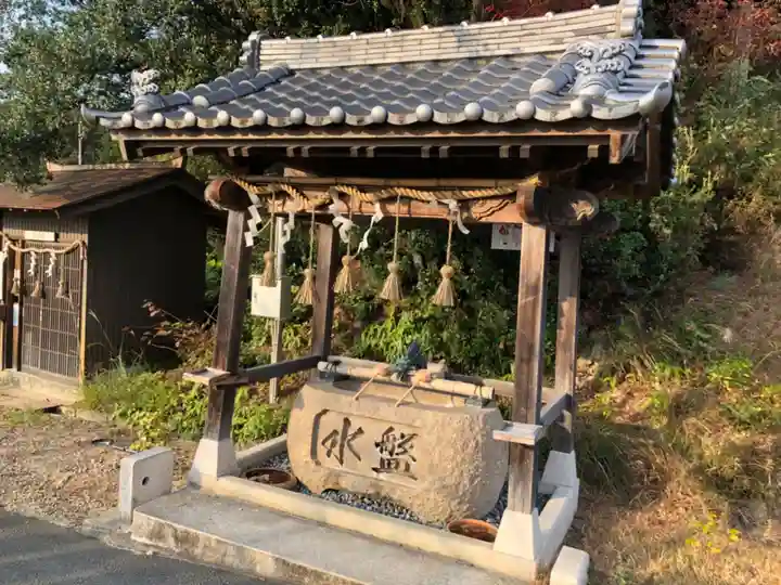 神吉八幡神社の手水舎