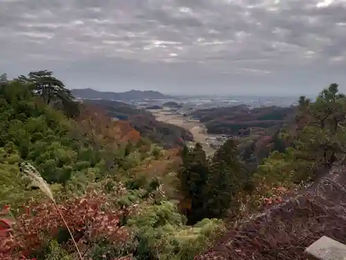 唐澤山神社の景色