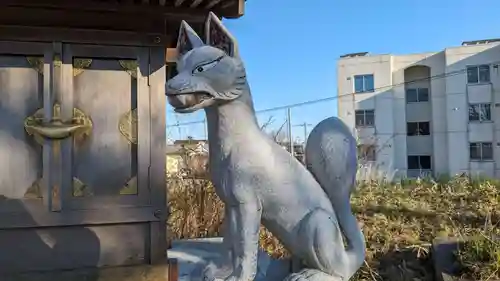 御得稲荷神社（釧路厳島神社）の狛犬