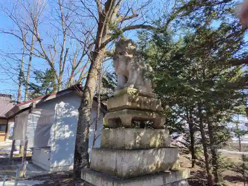 東神楽神社の狛犬