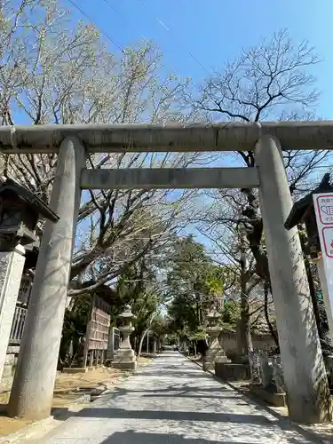 意富比神社の鳥居