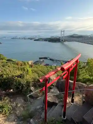 穴場稲荷の鳥居