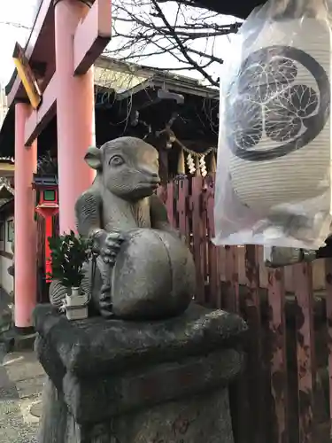 柳森神社の狛犬