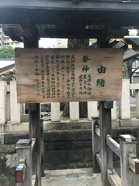 天祖諏訪神社の歴史