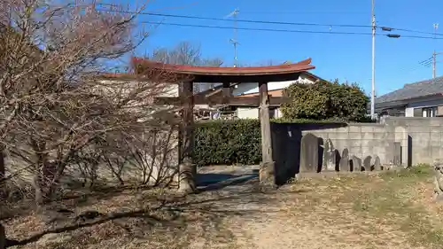 富士浅間神社（大我井神社）の鳥居