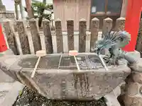 西長洲八幡神社の手水舎