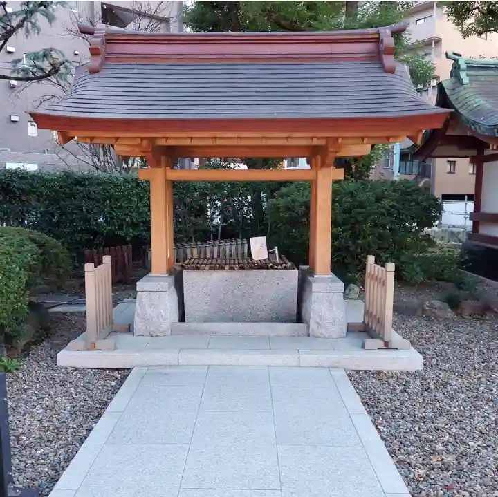 蒲田八幡神社の手水舎