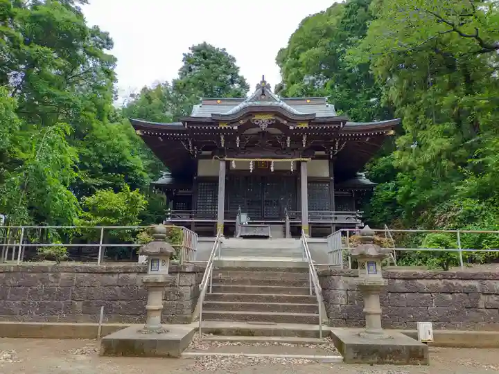 西八朔杉山神社の本殿・本堂