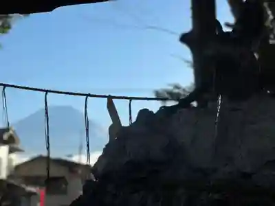 小室浅間神社の手水舎