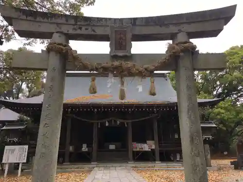 千栗八幡宮の鳥居