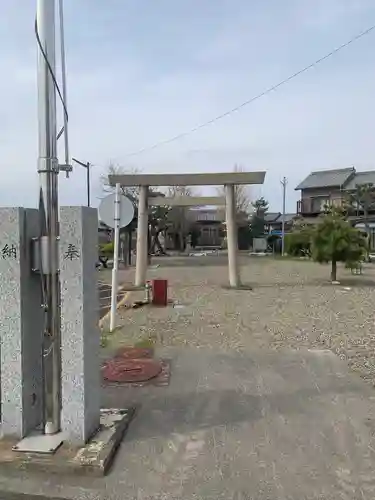 大島神明社の鳥居