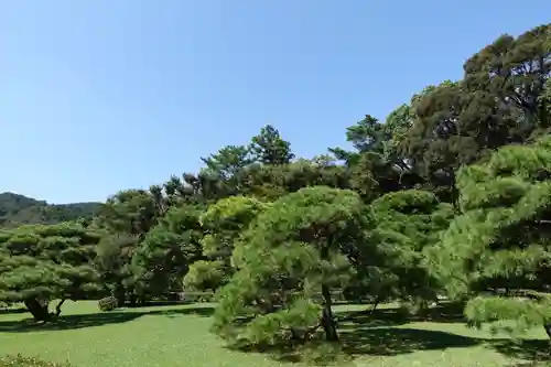 伊勢神宮内宮（皇大神宮）の庭園