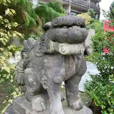 成子天神社の狛犬
