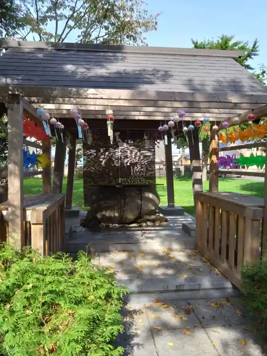 当別神社の手水舎