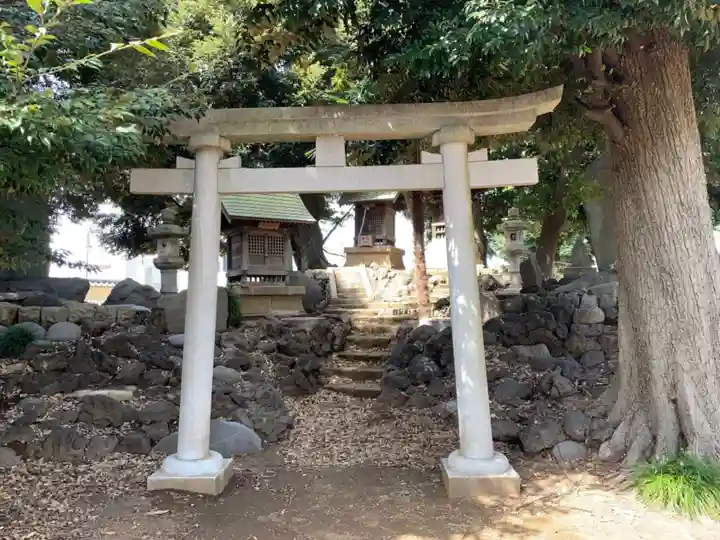 下総野田愛宕神社の鳥居