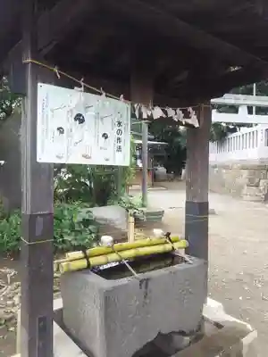 大曽根八幡神社の手水舎