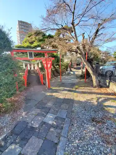 前橋神明宮の鳥居