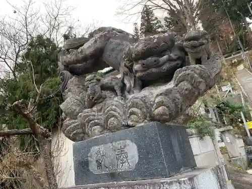 石都々古和気神社の狛犬