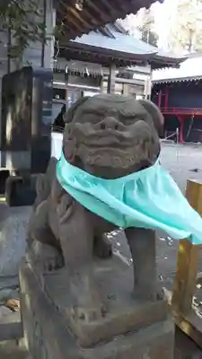 下総国三山　二宮神社の狛犬