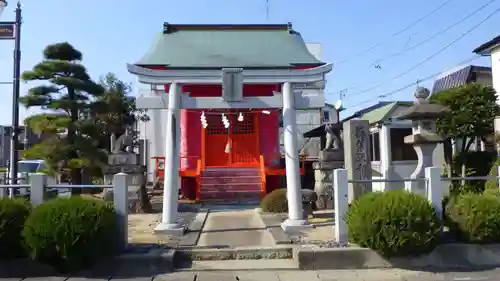 篠葉沢稲荷神社の鳥居