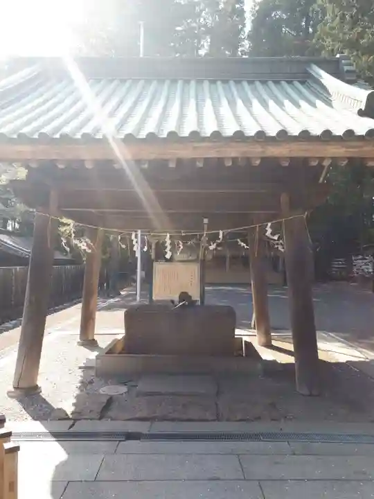 仙台東照宮の手水舎