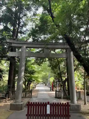 岩槻久伊豆神社の鳥居