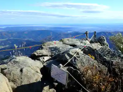 筑波山神社 女体山御本殿の景色