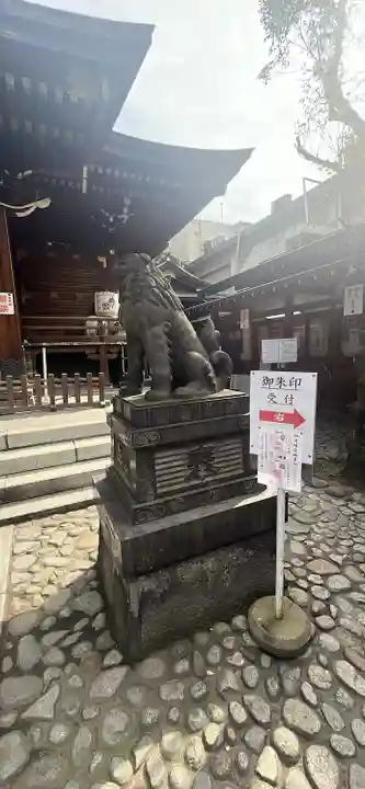 下谷神社の狛犬