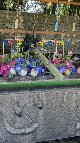 國分八幡宮の手水舎