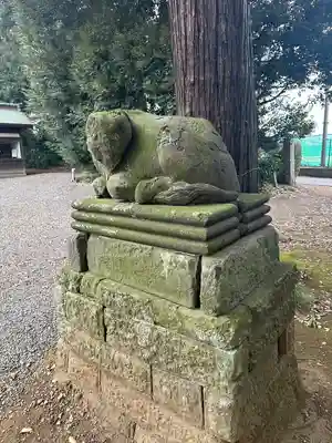 朝日森天満宮の狛犬