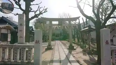 岩淵八雲神社の鳥居