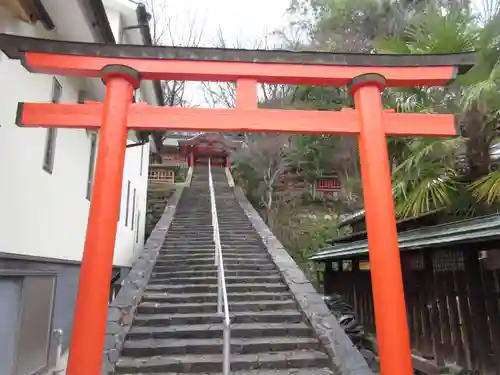 瑜伽神社の鳥居