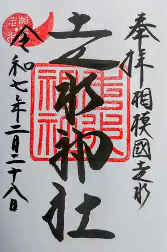 走水神社の御朱印