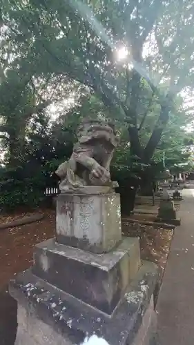 山王稲穂神社の狛犬