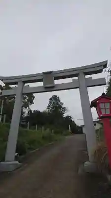 河内阿蘇神社の鳥居