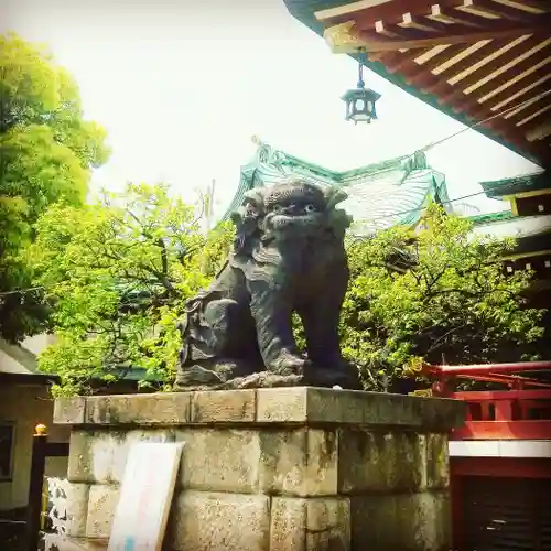 諏訪神社の狛犬