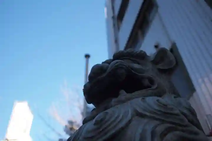小梳神社の狛犬