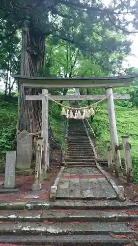 白山神社の鳥居