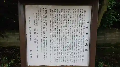 山下神明社の歴史