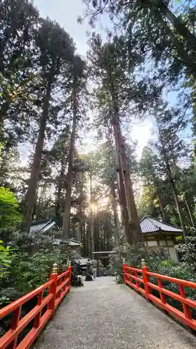 御岩神社の庭園