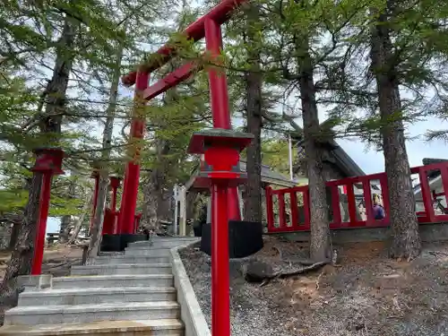 冨士山小御嶽神社の鳥居