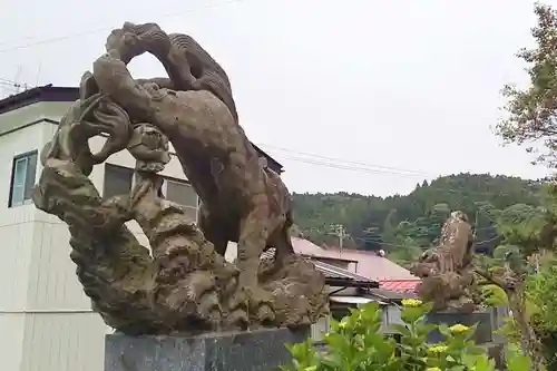 石都々古和気神社の狛犬